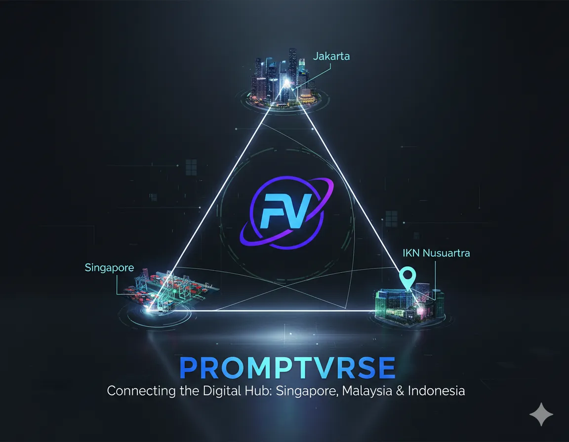Singapore Malaysia Indonesia Digital Triangle PromptVerse