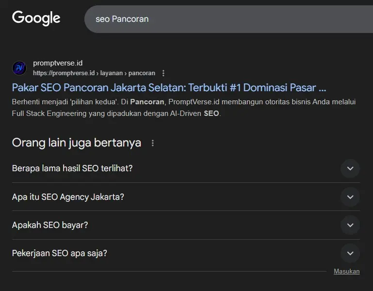 Operasi Dominasi SEO Jakarta: Victory V10 Infiltration